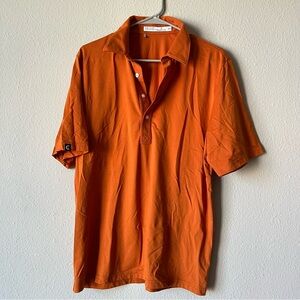 Criquet Vibrant Orange Polo Shirt